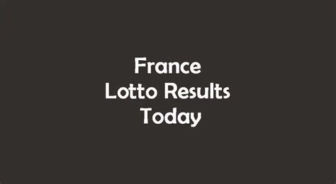 2023 france lotto results|French Loto Results from 2023 .